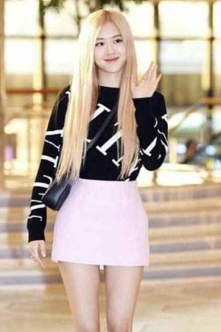 Blackpink Rose Inspired Y2K Skirt - 90s Grunge, Retro Summer, Pastel Goth, Y2K Party Outfit