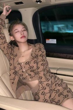 Blackpink Rose Inspired Y2K Summer Knitted Suit - 90s Grunge, Retro, Pastel Goth Outfits