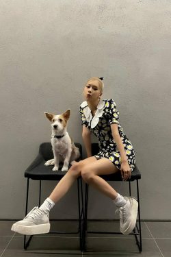 Blackpink Ros�-Inspired Y2K Floral Dress - Perfect for 90s Grunge, Summer, and Party Outfits