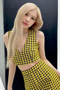 Blackpink Ros�-Inspired Yellow Plaid Y2K High-Waisted Set - 90s Grunge Summer Outfit