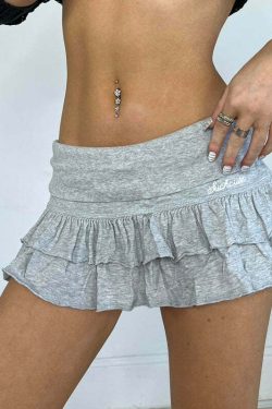 Blayklee Y2K Mini Skirt - 90s Grunge, Retro Summer, Pastel Goth, Y2K Party & Club