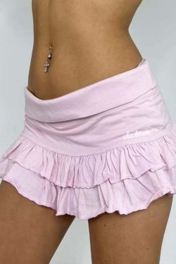 Blayklee Y2K Mini Skirt - 90s Grunge, Retro Summer, Pastel Goth, Y2K Party & Club