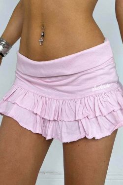 Blayklee Y2K Mini Skirt - 90s Grunge, Retro Summer, Pastel Goth, Y2K Party & Club