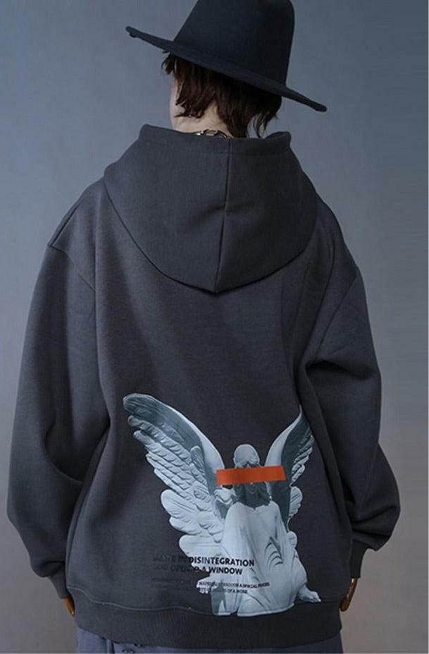 Blinded Angel Hoodie - Y2K Summer Grunge, 90s Retro, Pastel Goth, Y2K Club & Party Outfits