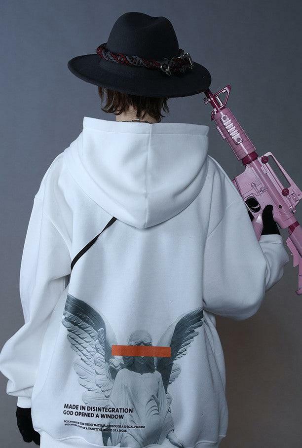 Blinded Angel Hoodie - Y2K Summer Grunge, 90s Retro, Pastel Goth, Y2K Club & Party Outfits