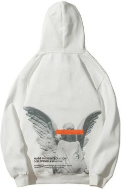 Blinded Angel Hoodie - Y2K Summer Grunge, 90s Retro, Pastel Goth, Y2K Club & Party Outfits