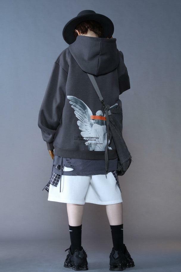 Blinded Angel Hoodie - Y2K Summer Grunge, 90s Retro, Pastel Goth, Y2K Club & Party Outfits