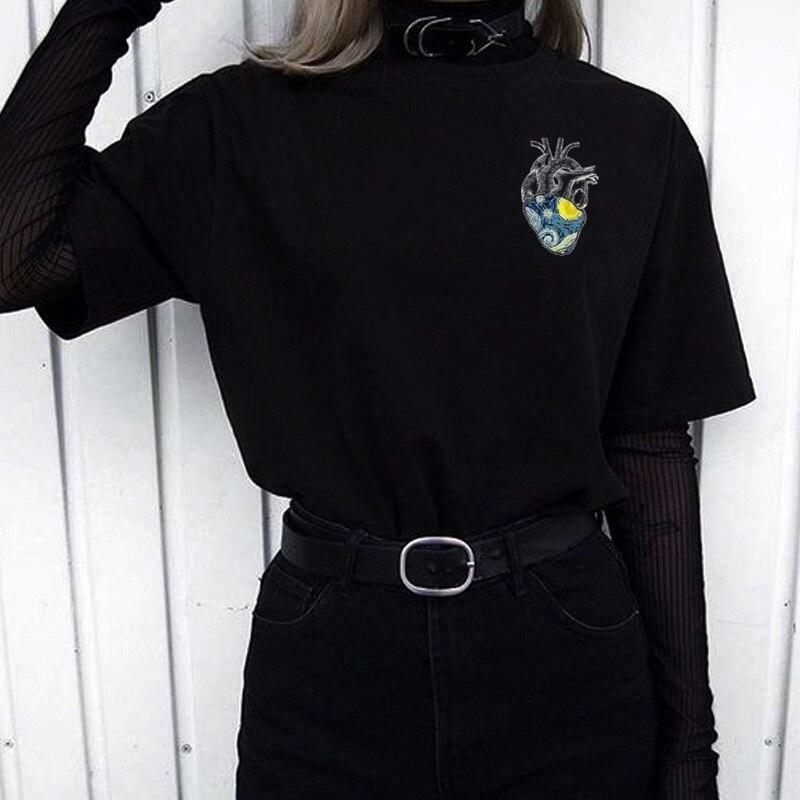 Blue Heart Shirt - Y2K Summer, 90s Grunge, Retro Style, Y2K Party, Y2K Popstar Outfit