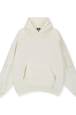 BONELESS Embossed Skeleton Hoodie - Y2K Grunge, 90s Retro, Gothic Y2K, Summer & Party Outfits