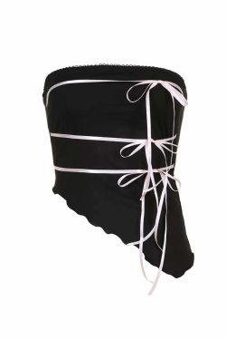 Breindy Strapless Top - Y2K Summer Grunge, 90s Retro, Pastel Goth, Y2K Party & Club Outfits