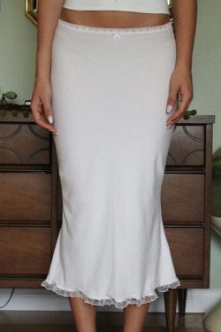 Britta Midi Skirt Set - Y2K Summer Outfit, 90s Fashion, Grunge, Retro Style, Y2K Party Look