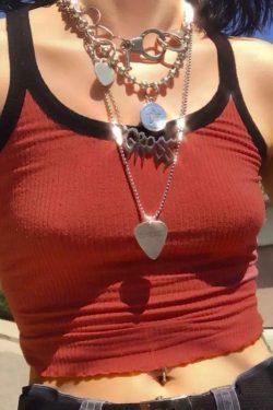 Brixton Cropped Tank Top - Y2K Summer, 90s Grunge, Retro Style, Baby Tees, Y2K Party