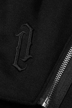 BXB Dark Quad Zipped Utility Hoodie - Y2K Grunge, 90s Fashion, Retro Style, Gothic Y2K Outfit