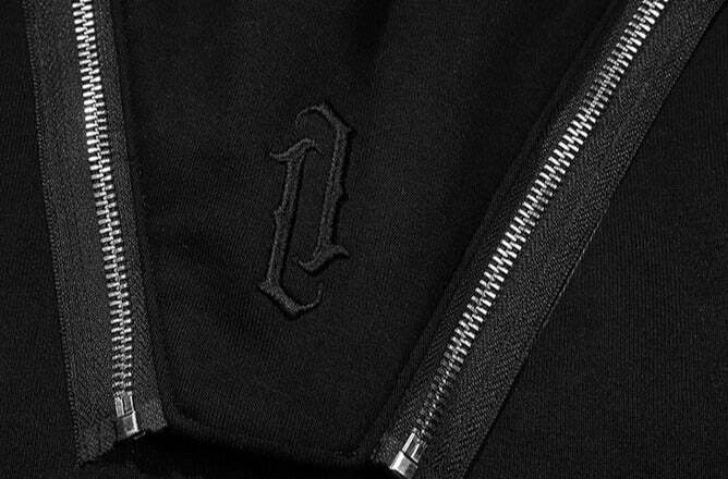 BXB Dark Quad Zipped Utility Hoodie - Y2K Grunge, 90s Fashion, Retro Style, Gothic Y2K Outfits