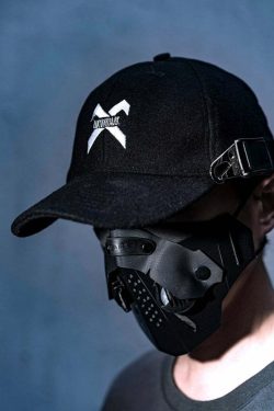 BXB Dark Utility Dad Hat - Y2K Grunge, 90s Fashion, Retro Style, Gothic Y2K, Y2K Club