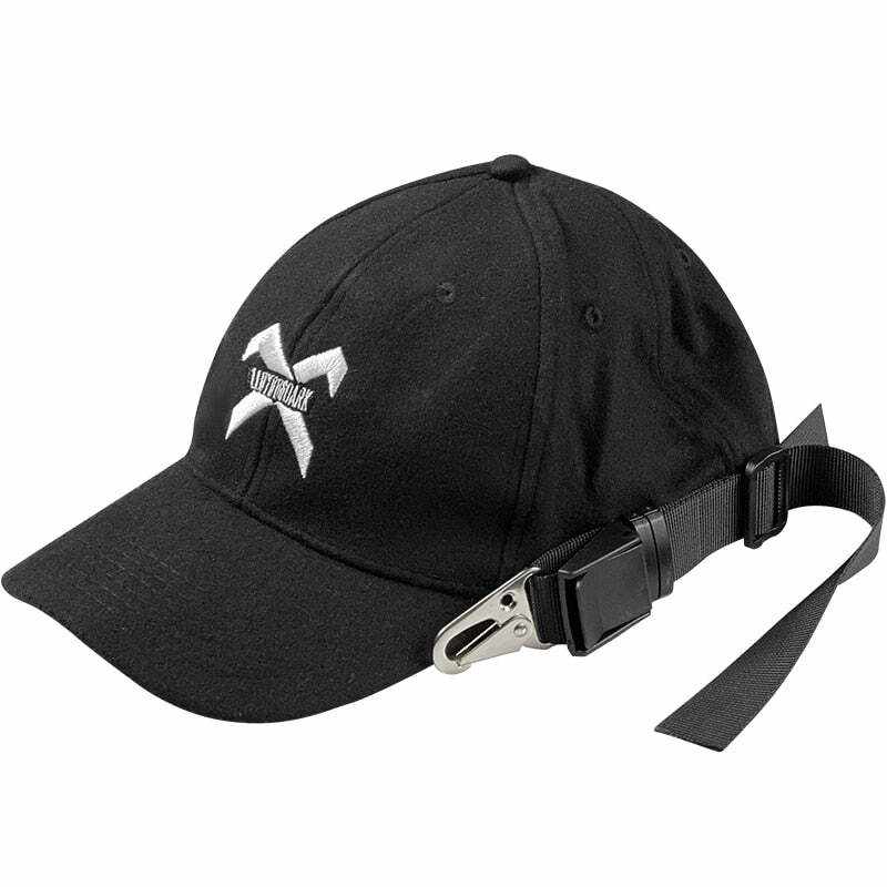 BXB Dark Utility Dad Hat - Y2K Grunge, 90s Fashion, Retro Style, Gothic Y2K, Y2K Club