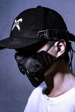 BXB Dark Utility Dad Hat - Y2K Grunge, 90s Fashion, Retro Style, Gothic Y2K, Y2K Club