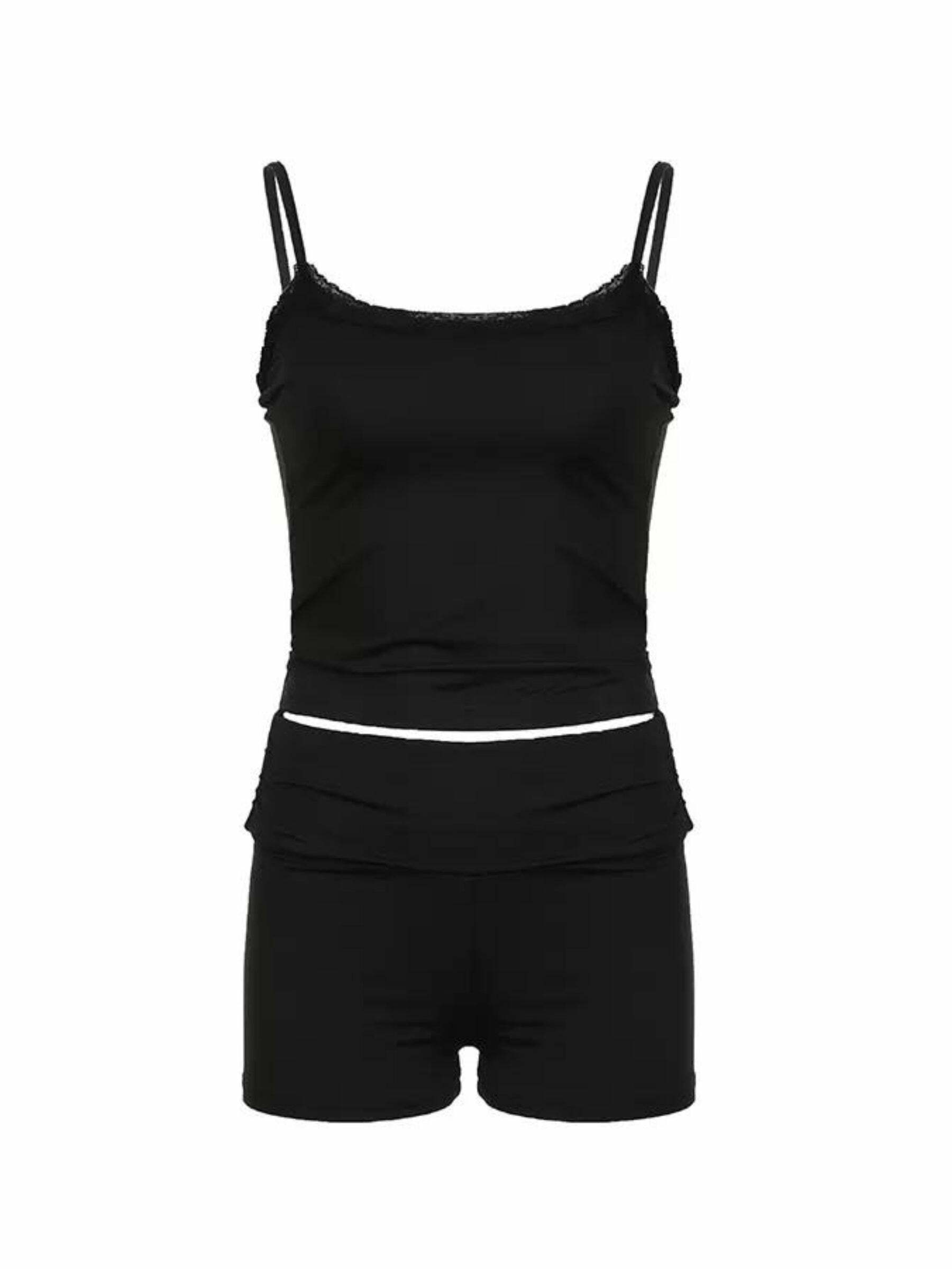 Cameron Short Set - Y2K Summer Grunge Outfit, 90s Fashion, Retro Style, Y2K Club & Party Look