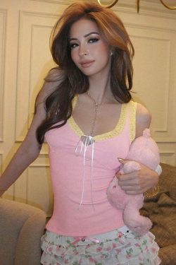 Cate Lace Detailed Tank Top - Y2K Summer, 90s Grunge, Retro Style, Y2K Party & Club Outfits