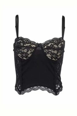 Chany Lace Detail Crop Top - Y2K Summer, 90s Fashion, Grunge, Retro, Baby Tees, Y2K Club