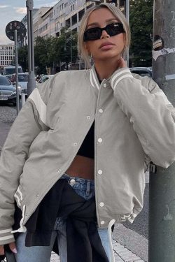 Charis Oversize Jacket - Y2K Summer Grunge, 90s Retro, Pastel Goth, Y2K Club & Party Outfits