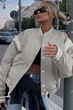 Charis Oversize Jacket - Y2K Summer Grunge, 90s Retro, Pastel Goth, Y2K Club & Party Outfits