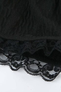 Charlize Lace Detailed Mini Skirt - Y2K Summer, 90s Fashion, Grunge, Retro, Pastel Goth Outfit