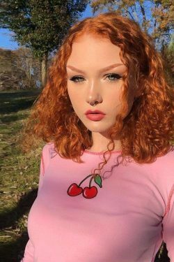 Cherry Crop Top - Y2K Summer, 90s Fashion, Grunge, Retro, Pastel Goth, Y2K Party Outfit