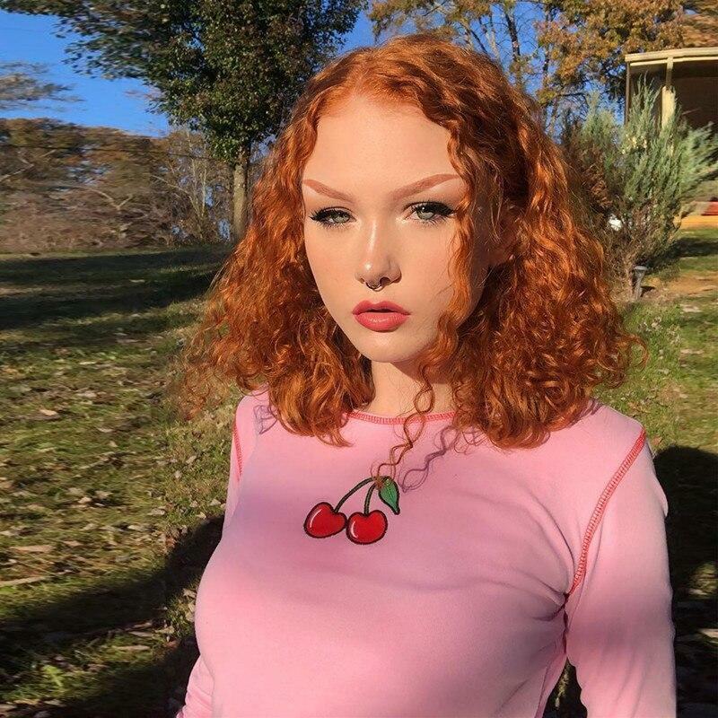 Cherry Crop Top - Y2K Summer, 90s Fashion, Grunge, Retro, Pastel Goth, Y2K Party Outfit