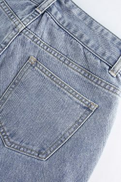 Cherry High Waisted Jeans - Y2K Summer, 90s Grunge, Retro Style, Y2K Club & Party Outfits
