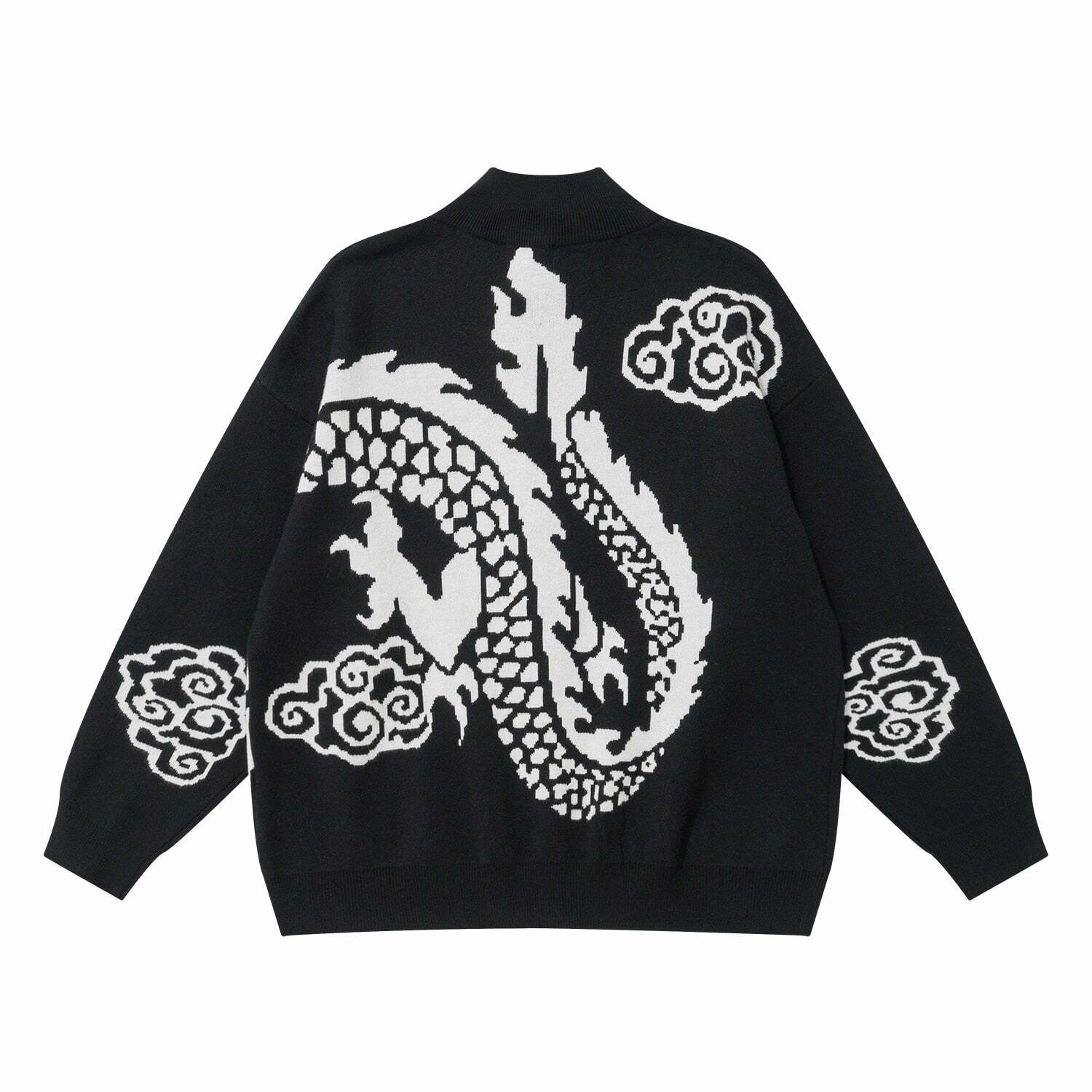 Choize Dragon Paneled Jacket - Y2K Summer Grunge, 90s Retro, Gothic Y2K, Y2K Club Outfits