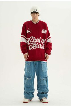CHOIZE Starry Sixty-Nine Sweater - Y2K Summer, 90s Grunge, Retro Style, Pastel Goth, Y