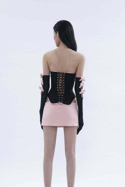 Christy Corset Set - Y2K Summer Grunge Outfit, 90s Fashion, Retro Style, Y2K Party & Club Look