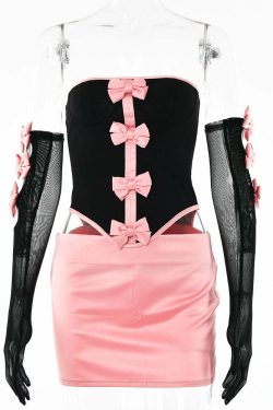 Christy Corset Set - Y2K Summer Grunge Outfit, 90s Fashion, Retro Style, Y2K Party & Club Look