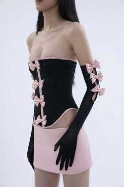 Christy Corset Set - Y2K Summer Grunge Outfit, 90s Fashion, Retro Style, Y2K Party & Club Look