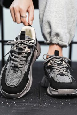 Chunky Sole Sneakers - Y2K Summer & 90s Grunge Fashion, Retro Hip Hop, Pastel Goth Outfits
