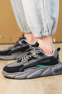 Chunky Sole Sneakers - Y2K Summer & 90s Grunge Fashion, Retro Hip Hop, Pastel Goth Outfits