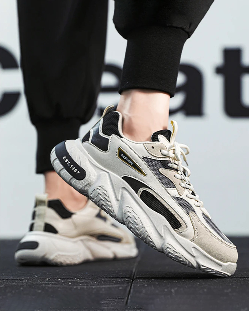Chunky Sole Sneakers - Y2K Summer & 90s Grunge Fashion, Retro Hip Hop, Pastel Goth Outfits