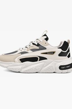Chunky Sole Sneakers - Y2K Summer & 90s Grunge Fashion, Retro Hip Hop, Pastel Goth Outfits