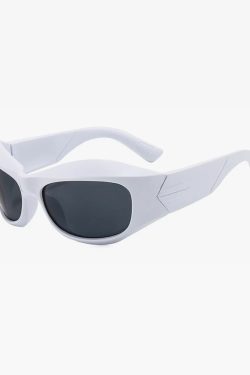 Chunky Y2K Sunglasses - Retro 90s Grunge, Hip Hop, and Summer Party Fashion for Women