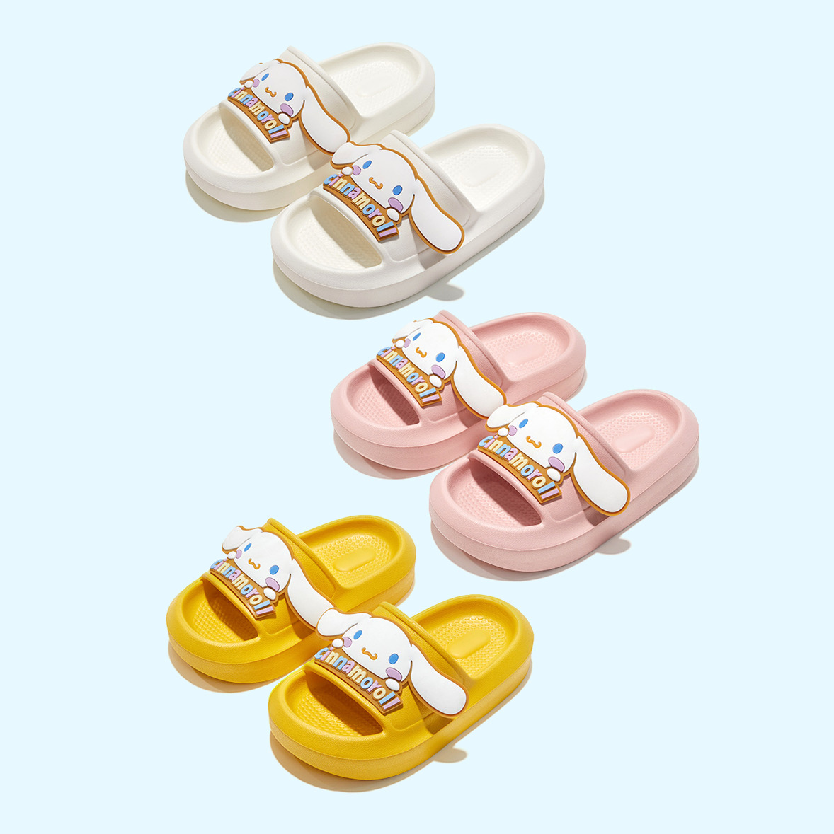 Cinnamoroll EVA Slippers - SANRIO x UTUNE: Y2K Summer, 90s Grunge, Retro Pastel Goth Style