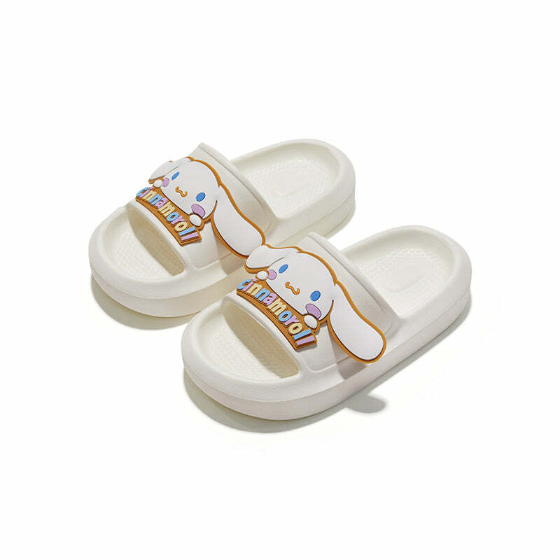 Cinnamoroll EVA Slippers - SANRIO x UTUNE: Y2K Summer, 90s Grunge, Retro Pastel Goth Style