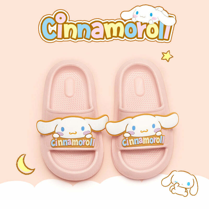Cinnamoroll EVA Slippers - SANRIO x UTUNE: Y2K Summer, 90s Grunge, Retro Pastel Goth Style