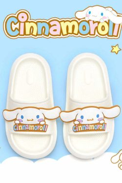 Cinnamoroll EVA Slippers - SANRIO x UTUNE: Y2K Summer, 90s Grunge, Retro Pastel Goth Style