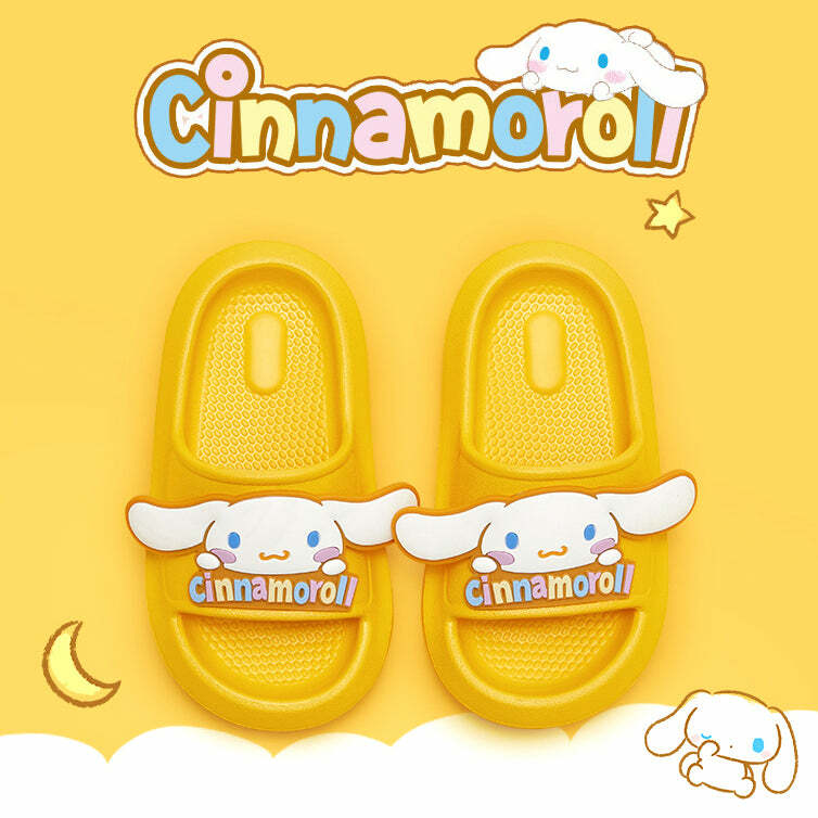 Cinnamoroll EVA Slippers - SANRIO x UTUNE: Y2K Summer, 90s Grunge, Retro Pastel Goth Style