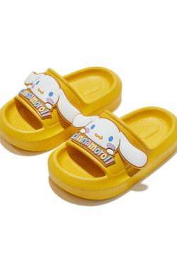 Cinnamoroll EVA Slippers - SANRIO x UTUNE: Y2K Summer, 90s Grunge, Retro Pastel Goth Style