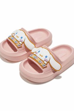 Cinnamoroll EVA Slippers - SANRIO x UTUNE: Y2K Summer, 90s Grunge, Retro Pastel Goth Style