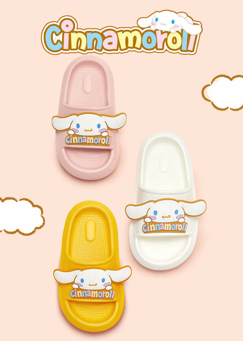 Cinnamoroll EVA Slippers - SANRIO x UTUNE: Y2K Summer, 90s Grunge, Retro Pastel Goth Style