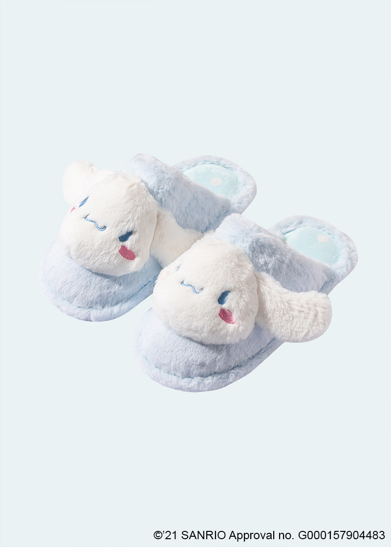 Cinnamoroll Fluffy House Slippers - MINISO x SANRIO | Y2K & 90s Retro Grunge Fashion