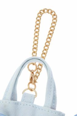 Cinnamoroll x Maison de FLEUR Y2K Ribbon Tote Bag - Gingham Inner, Retro 90s Grunge Fashion